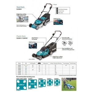 Makita 380mm lawn best sale mower