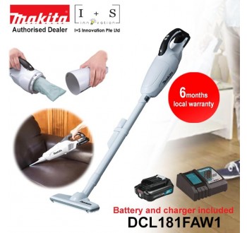 DCL181FAW1 MAKITA CORDLESS VACUUM CLEANER 18V 