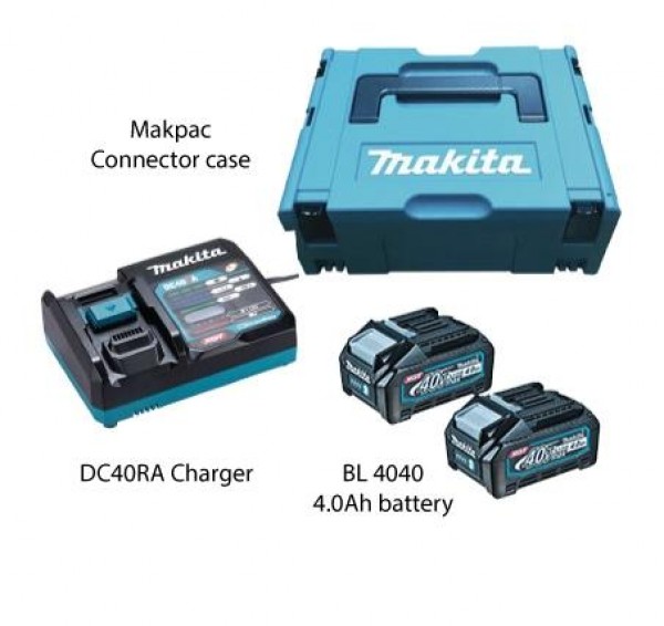 MAKITA POWER SOURCE KIT CHARGER WITH 4.0AH 40V BATTERY X2